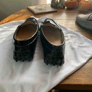 Tod’s patent leather loafers